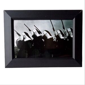 Funny nuns with guns weird  Gothic goth vampires vampire punk rock emo Rock Fun